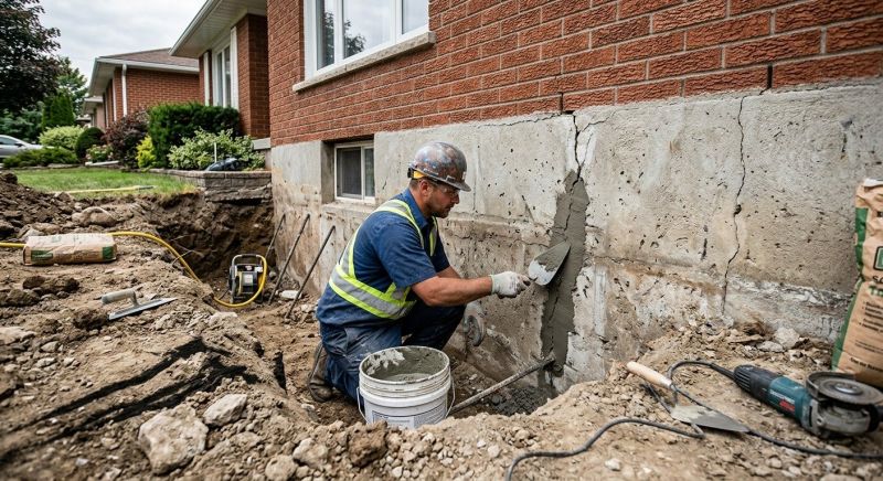 Basement Foundation Repair in Fairfax County, VA