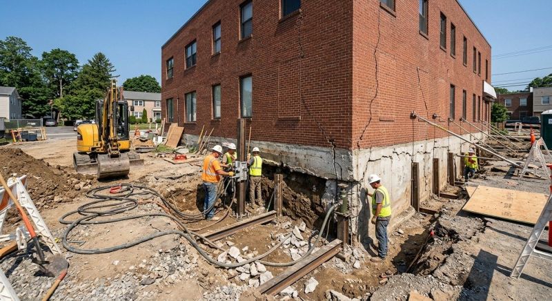 Building Foundation Repair in Leesburg, VA