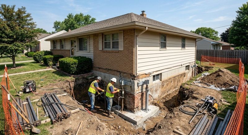 Building Foundation Repair in Loudoun County, VA