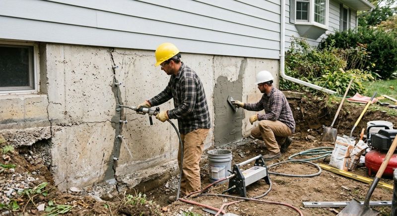 Concrete Foundation Repair in Upperville, VA