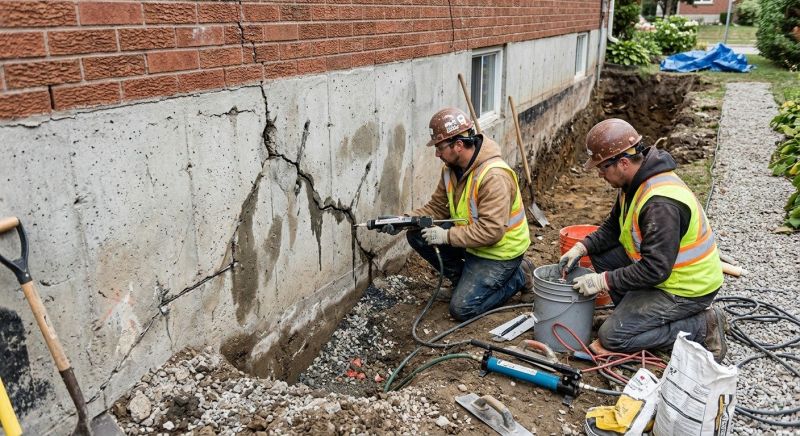 Cracked Foundation Repair in Arlington, VA