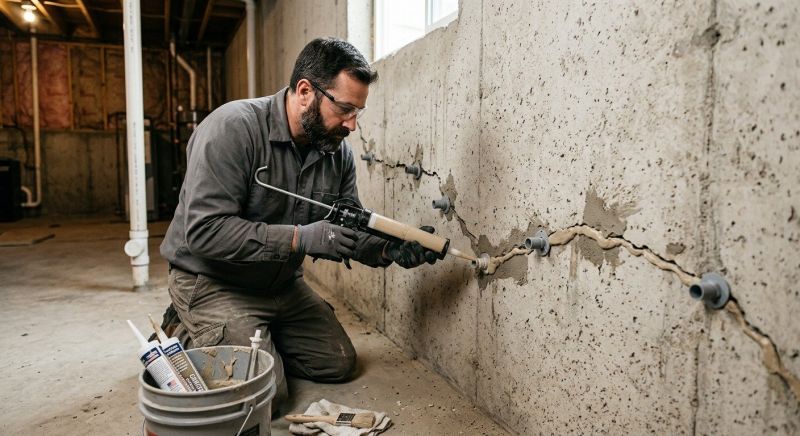 Cracked Foundation Repair in Fairfax, VA