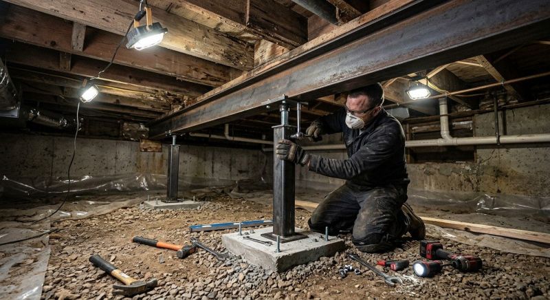 Crawlspace Structural Repair in Loudoun County, VA