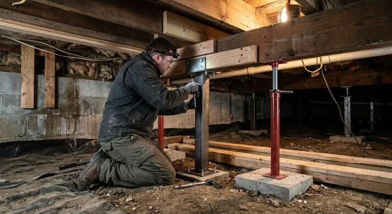 Crawlspace Structural Repair in Loudoun County, VA