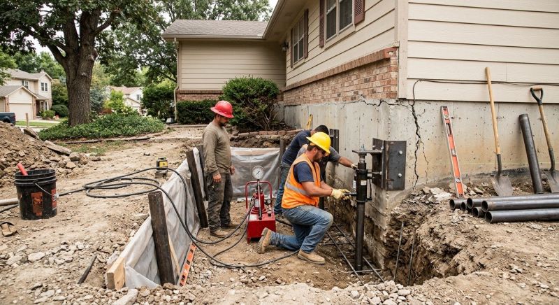 Deep Foundation Repair in Loudoun County, VA