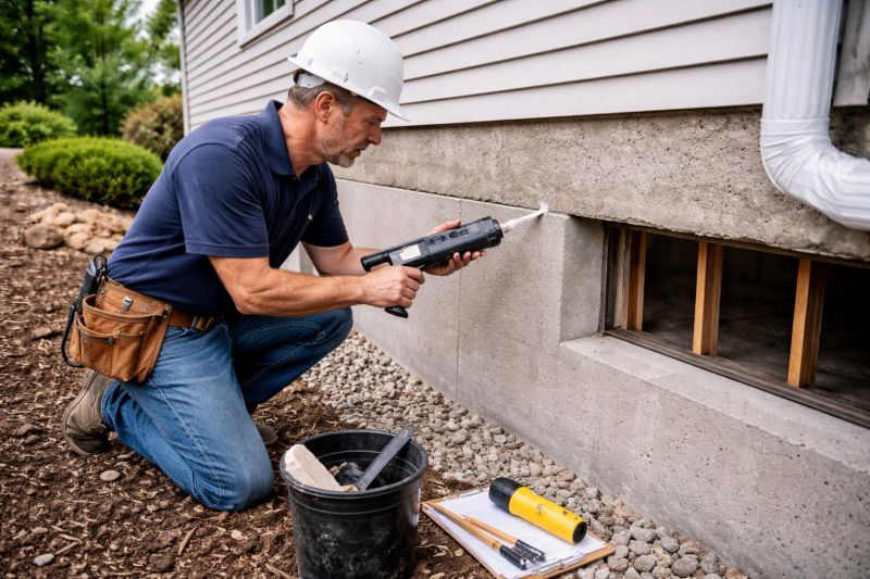 Foundation Crack Sealing in Loudoun County, VA