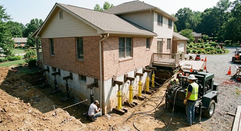 Foundation Jacking in Clifton, VA