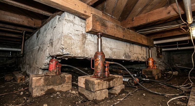 Foundation Jacking in Damascus, MD