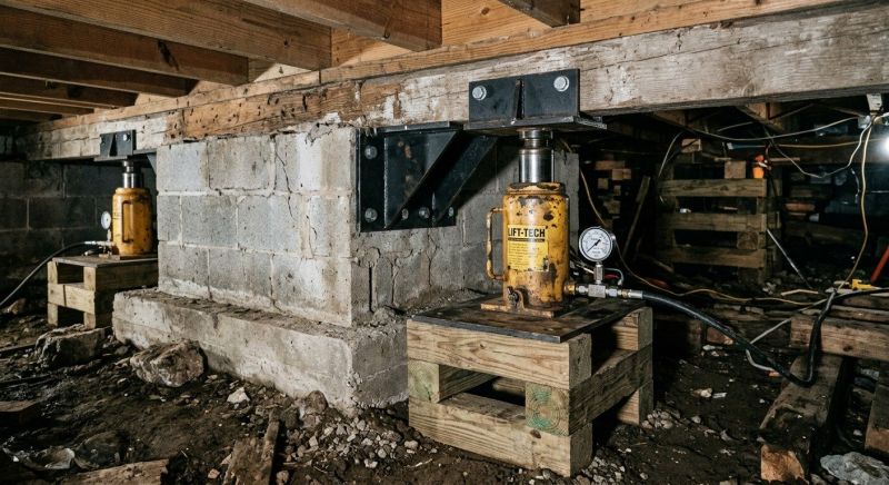 Foundation Jacking in Haymarket, VA