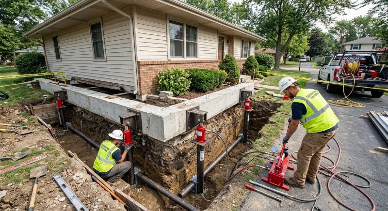 Foundation Jacking in Montgomery Village, MD
