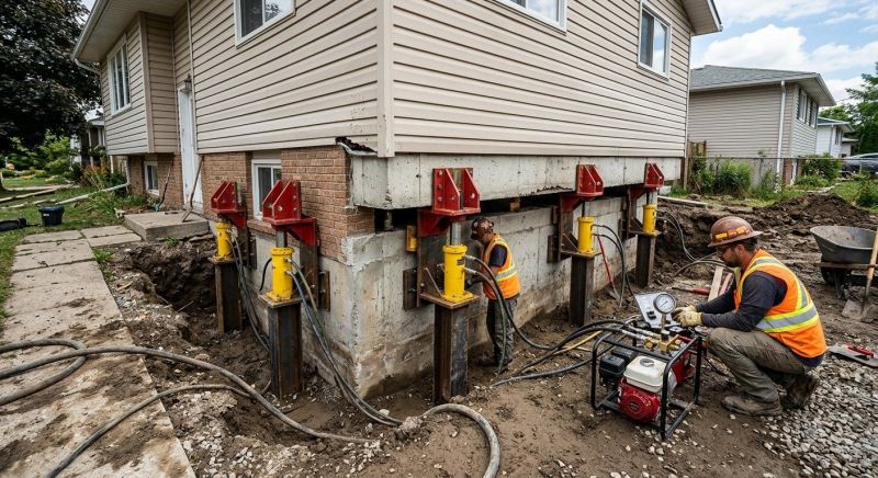 Foundation Lifting in Arlington, VA