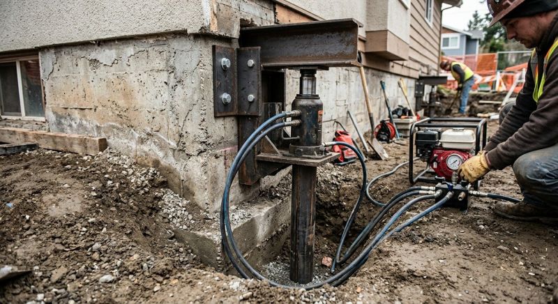 Foundation Lifting in Great Falls, VA