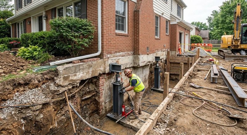 Foundation Raising in Falls Church, VA