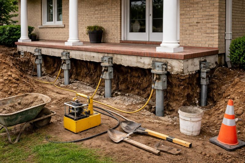 Foundation Stabilizing in Bluemont, VA