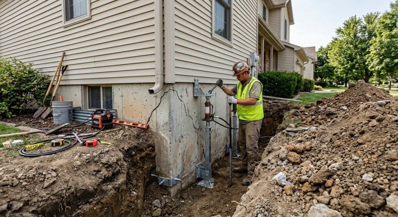 Foundation Stabilizing in Bluemont, VA