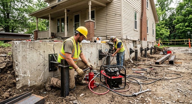 Foundation Stabilizing in Gainesville, VA