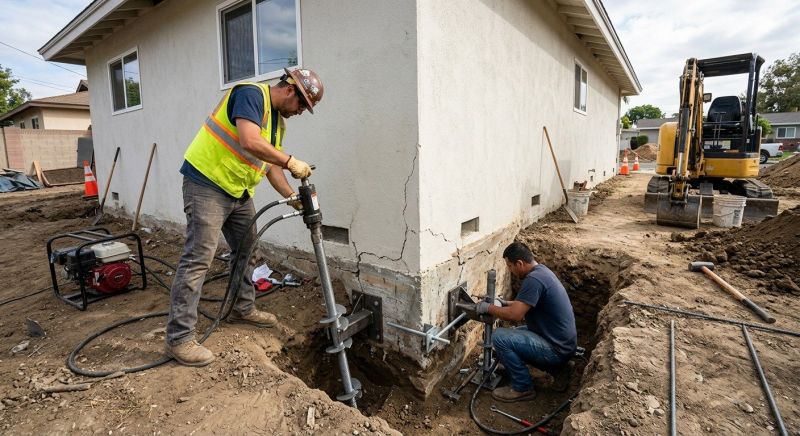 Foundation Stabilizing in Round Hill, VA