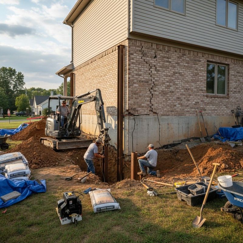 Home Foundation Repair in Bristow, VA