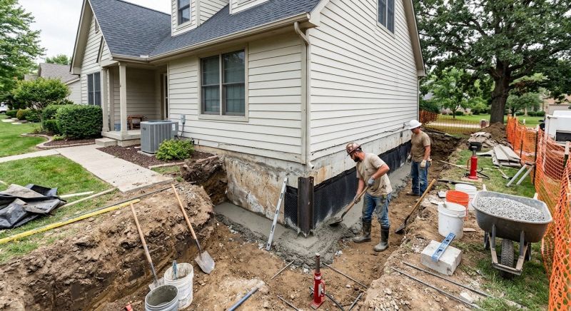 House Foundation Repair in Lorton, VA