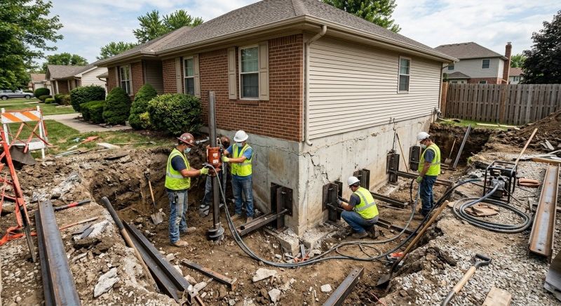 House Foundation Repair in Manassas, VA
