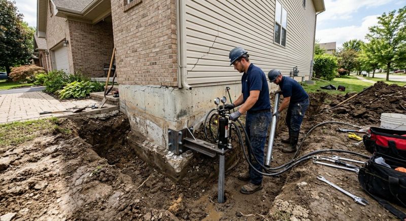Settling Foundation Service in Clarksburg, MD