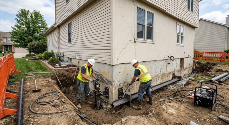 Sinking Foundation Repair in Kensington, MD
