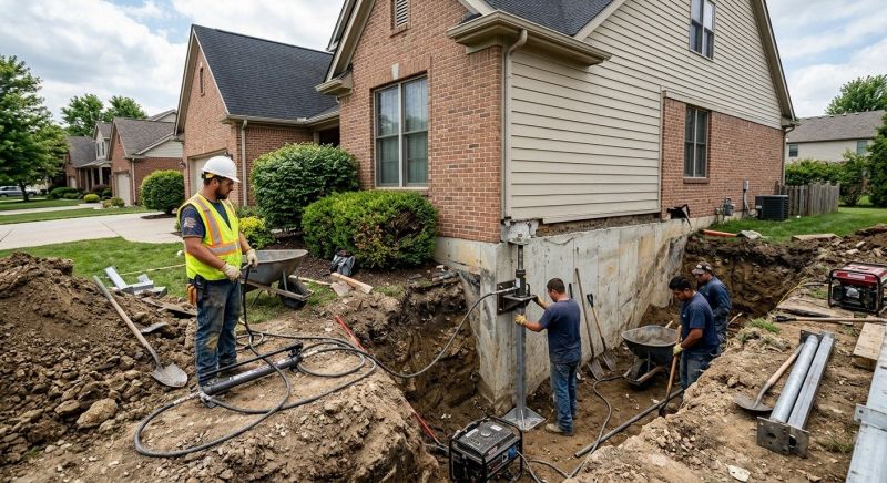 Sinking Foundation Repair in Montgomery County, MD